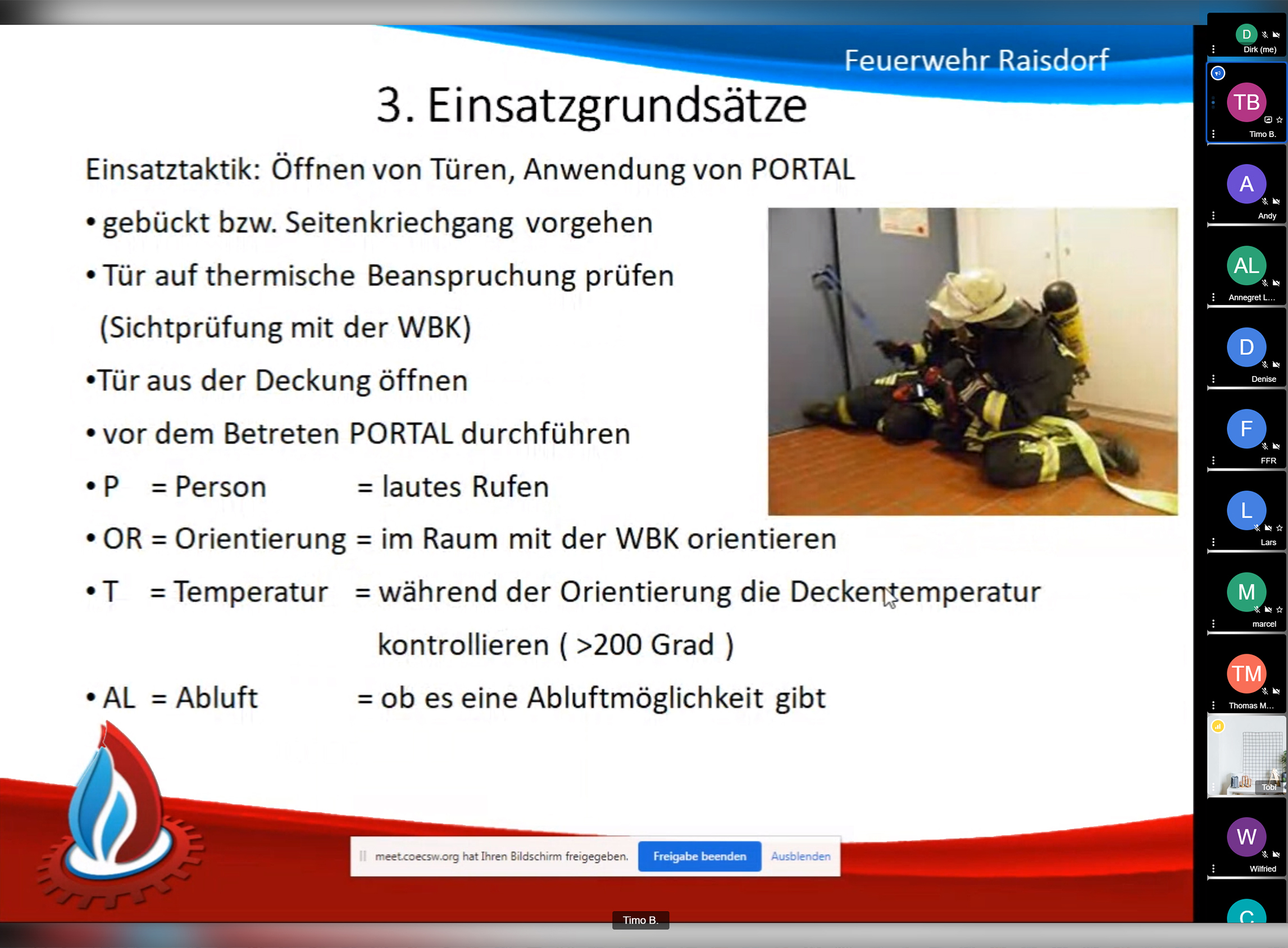 Online Dienstabend Atemschutz