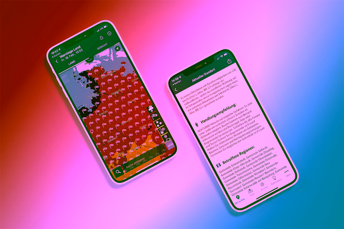 Unnwetterwarnung Zeynep