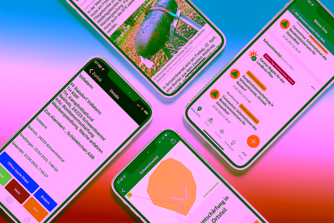 Bombenentschärfung in der Weinbergsiedlung