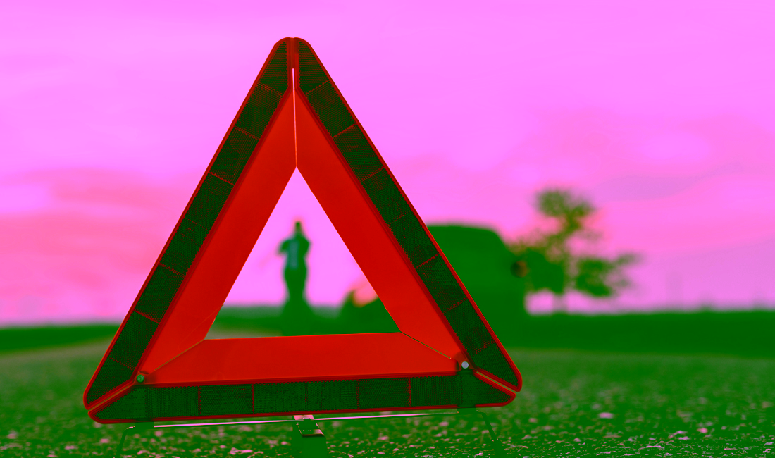 Absicherung der Unfallstelle