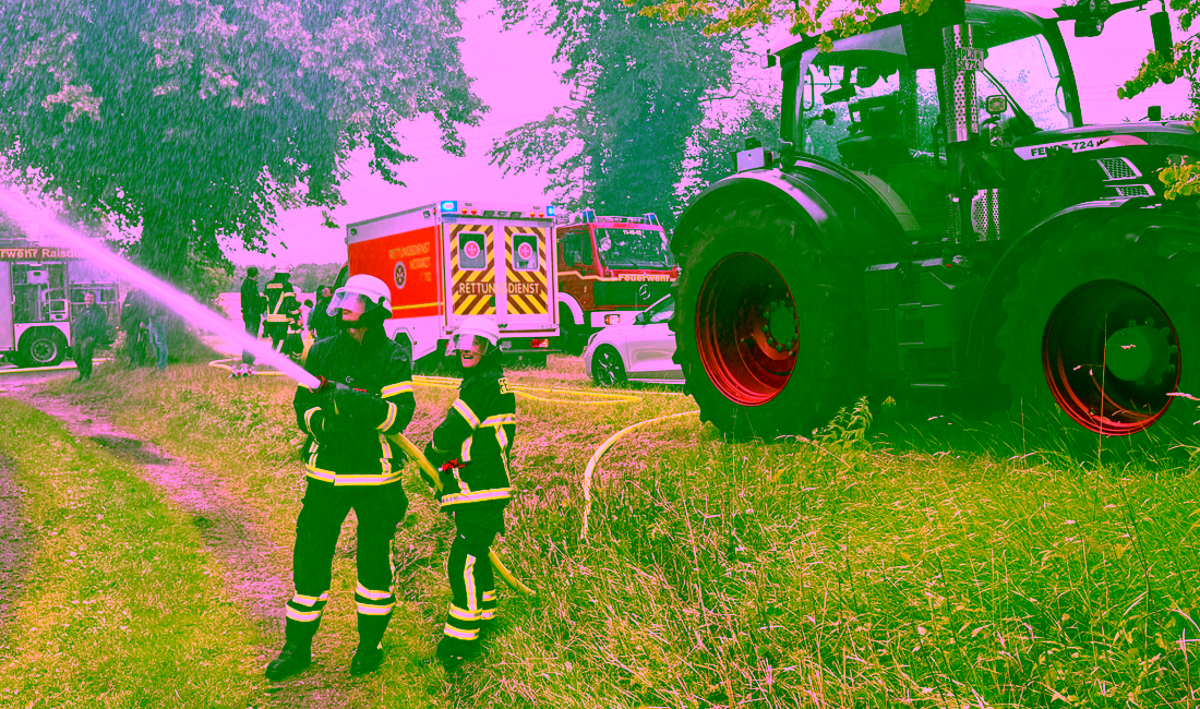 2026.07.06 Mehrere Schwerverletzte bei Mähdrescherbrand 04